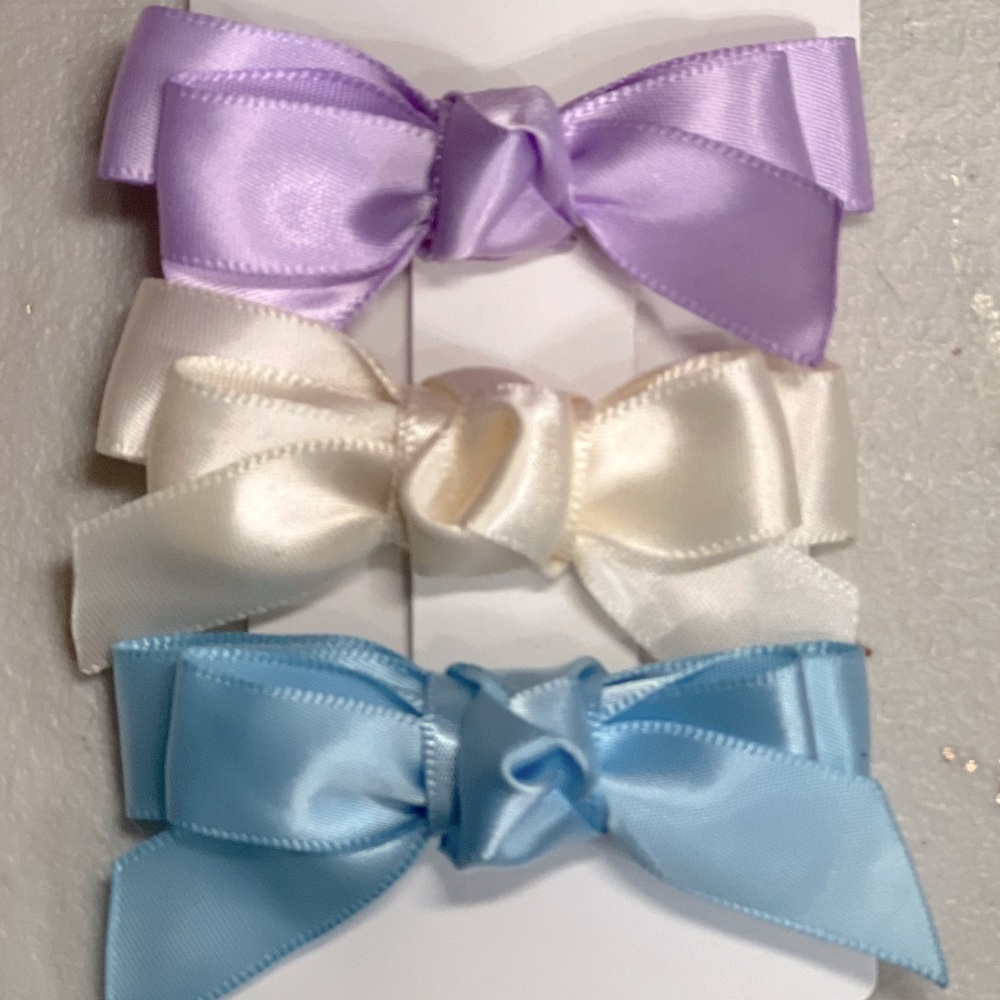 Hairbows Clips Set Hand Made NWT